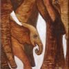 Elephant_Family_Minnie_Lippiatt_Acrylic_on_Wood sold