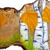 Autumn leaves close up